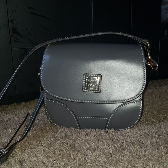 Dooney and bourke gray crossbody Clearance